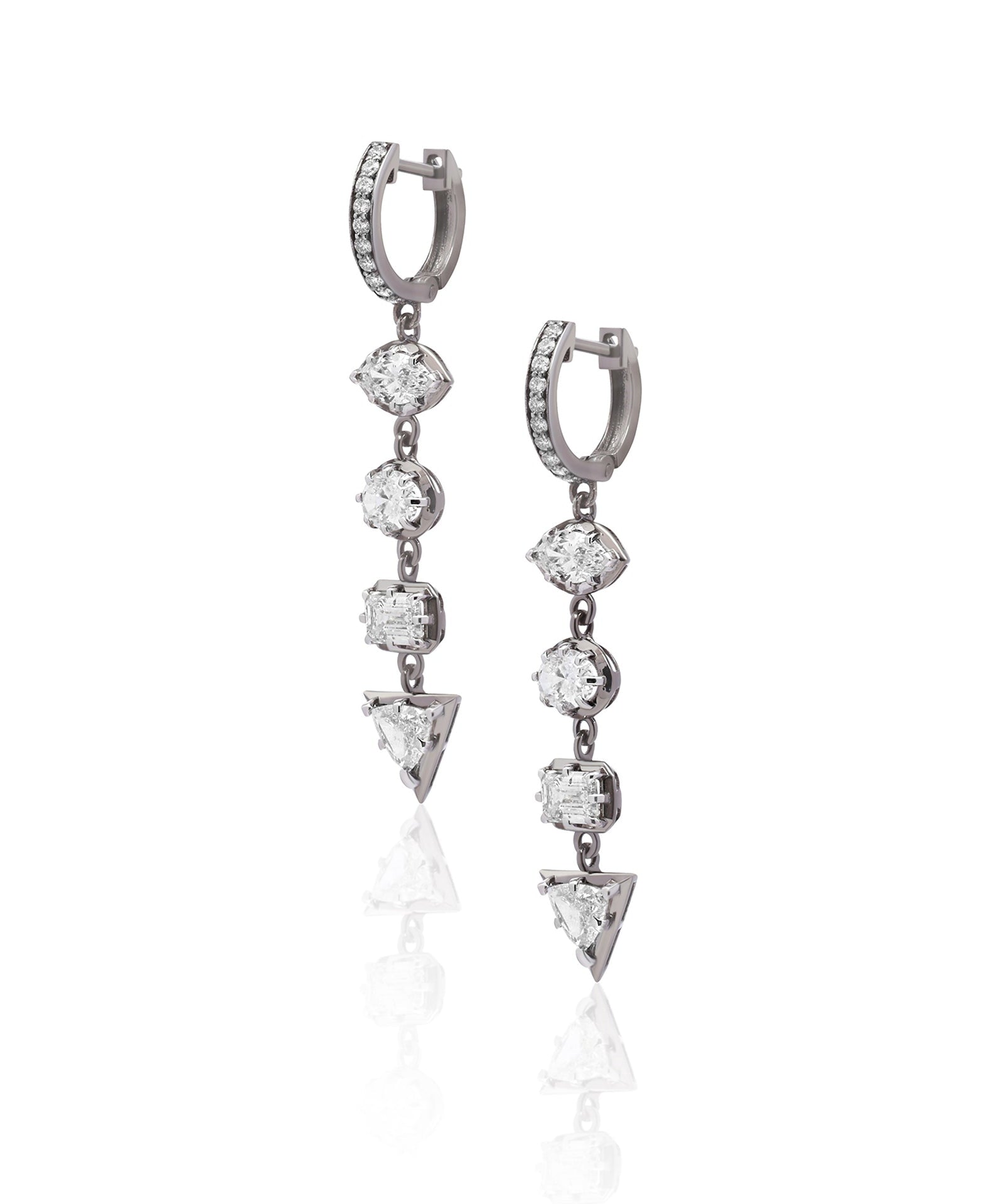 Diamond Dripout Earrings | AMARIS JEWELS | Fine Jewelry 