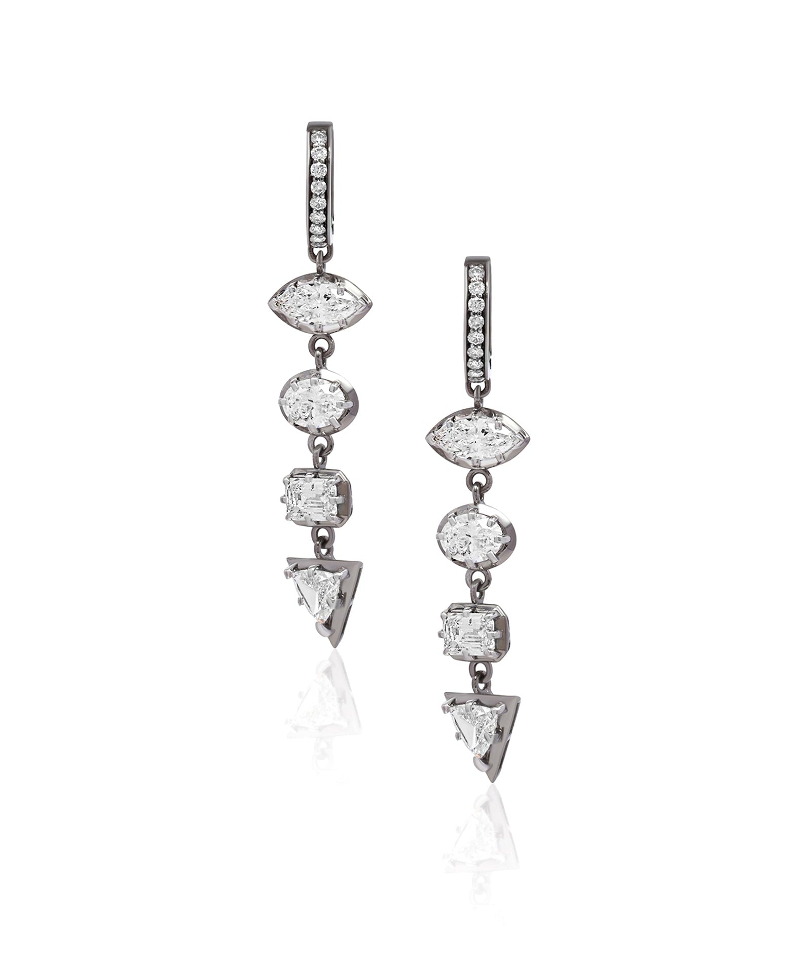 Diamond Dripout Earrings | AMARIS JEWELS | Fine Jewelry 