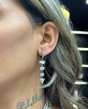 Diamond Dripout Earrings | AMARIS JEWELS | Fine Jewelry 