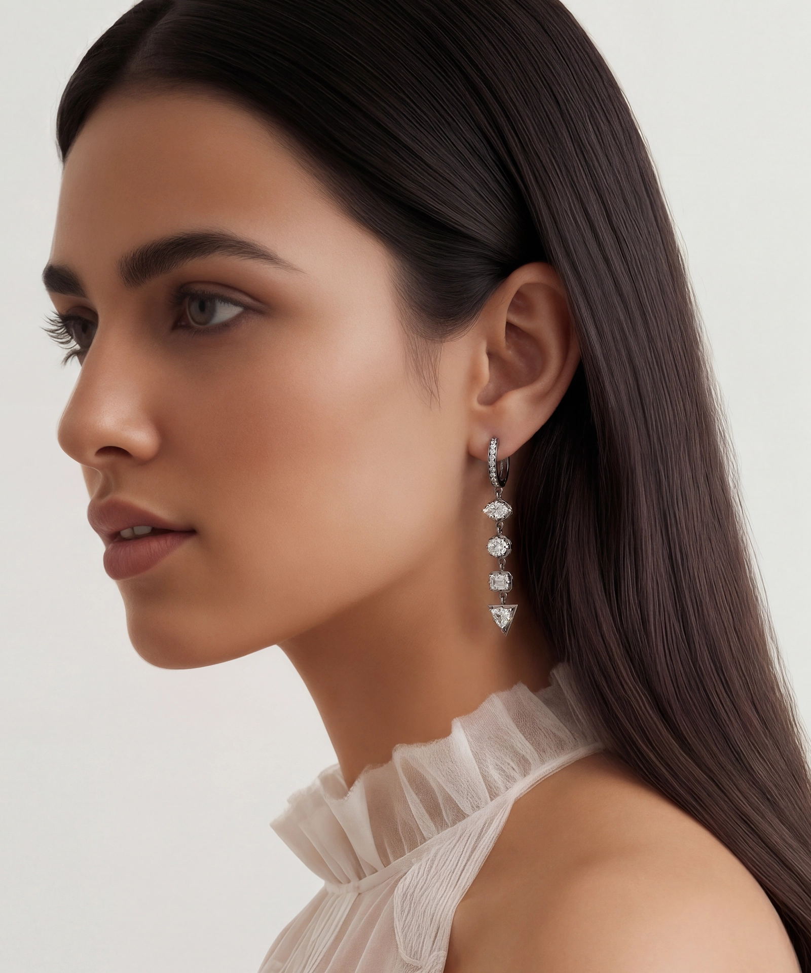 Diamond Dripout Earrings | AMARIS JEWELS | Fine Jewelry 
