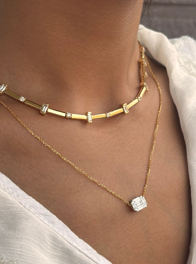 Diamond Pop Pendant Necklace | AMARIS JEWELS | Fine Jewelry 