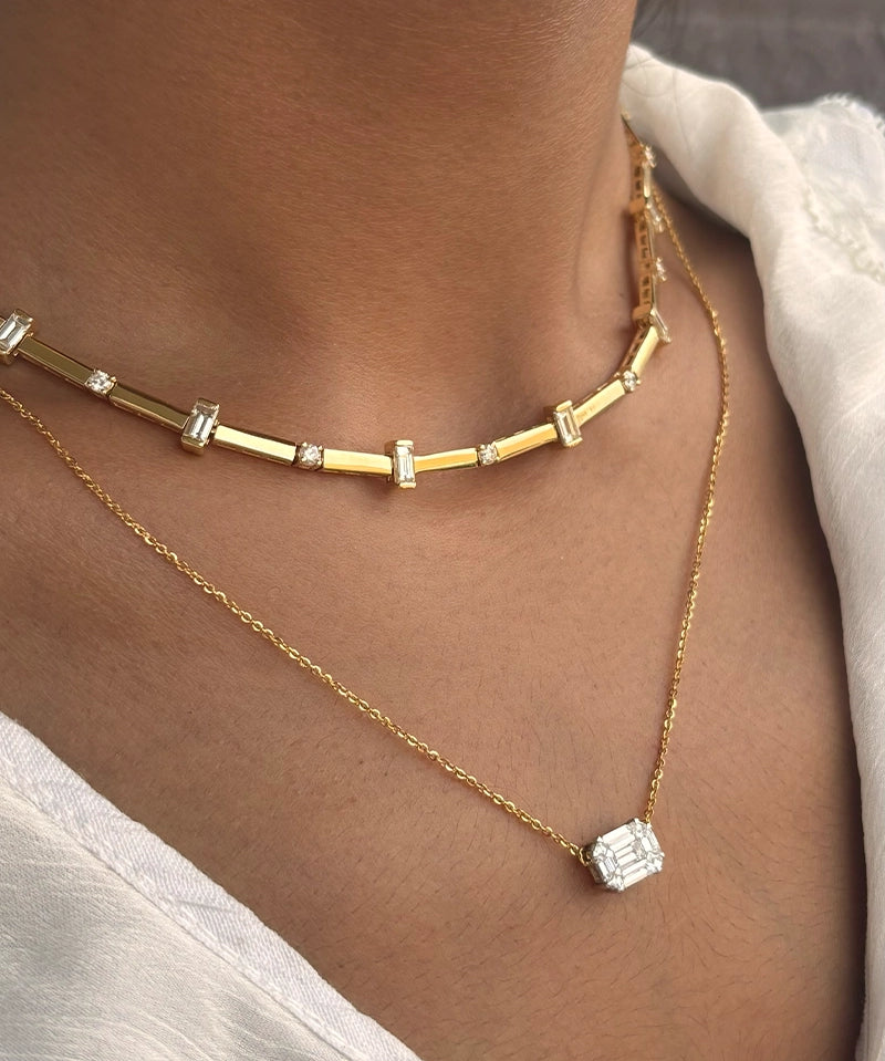 Diamond Pop Pendant Necklace | AMARIS JEWELS | Fine Jewelry 