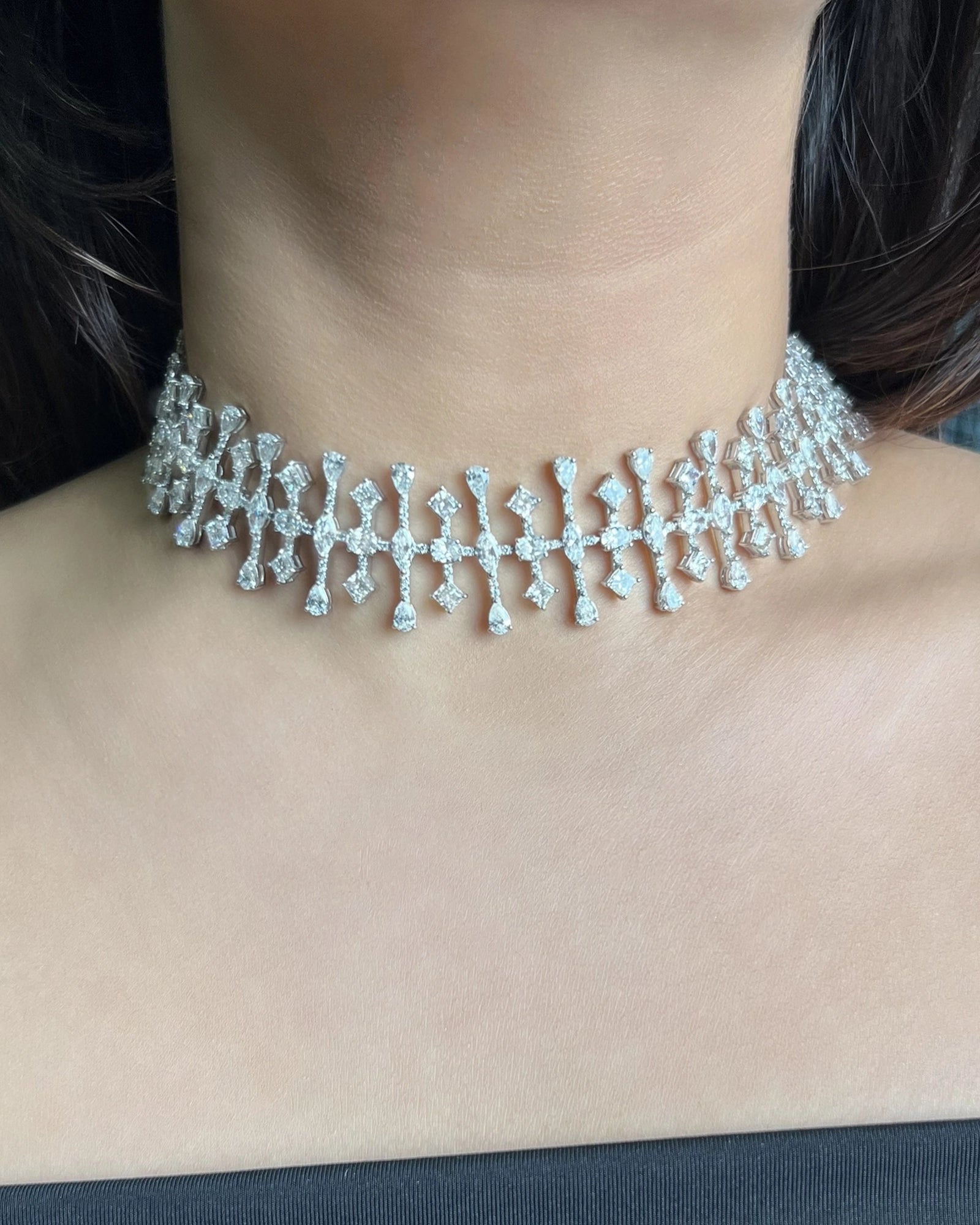 Diamond Spike Choker | AMARIS JEWELS | Fine Jewelry 