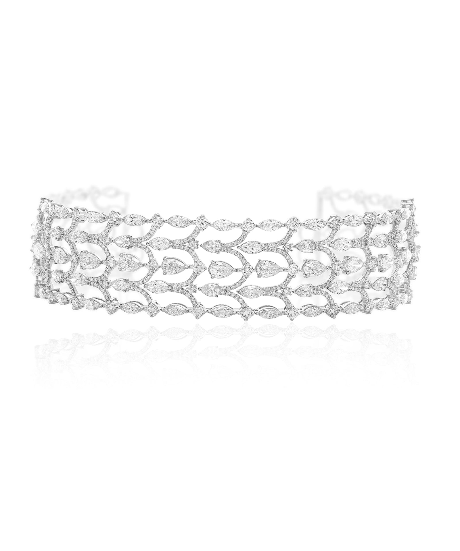 Diamond Stream Choker | AMARIS JEWELS | Fine Jewelry 