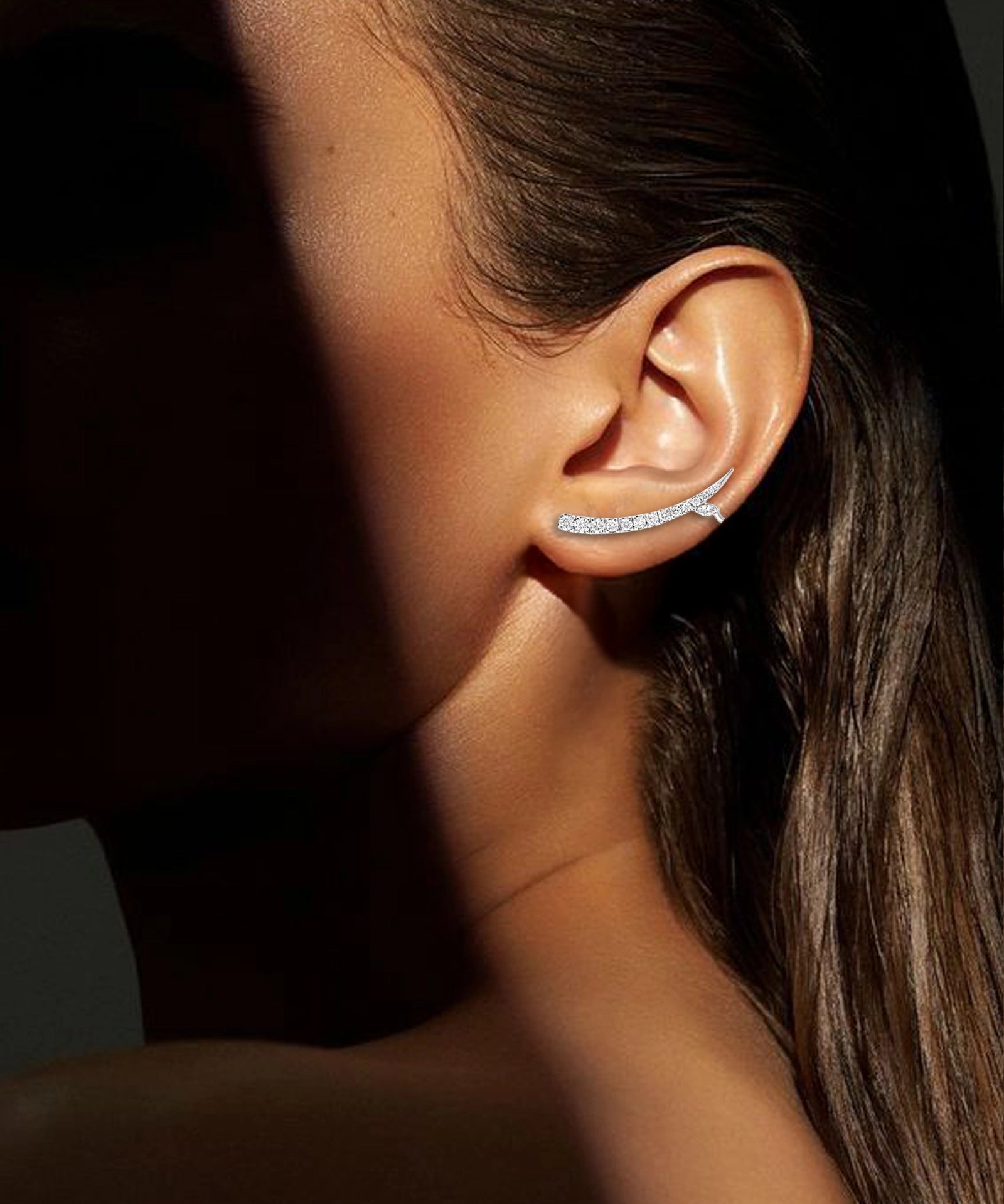 Diamond Strike Earrings | AMARIS JEWELS | Fine Jewelry 