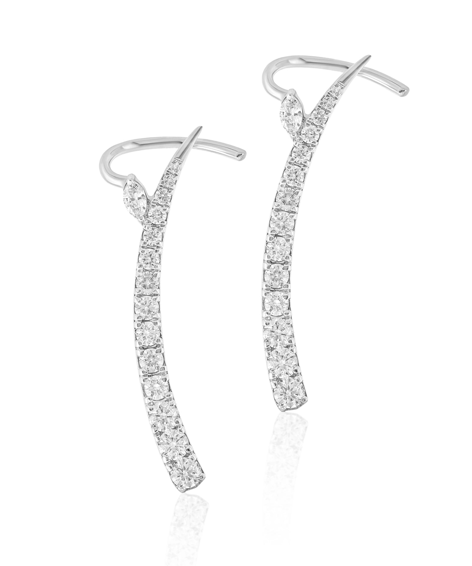Diamond Strike Earrings | AMARIS JEWELS | Fine Jewelry 