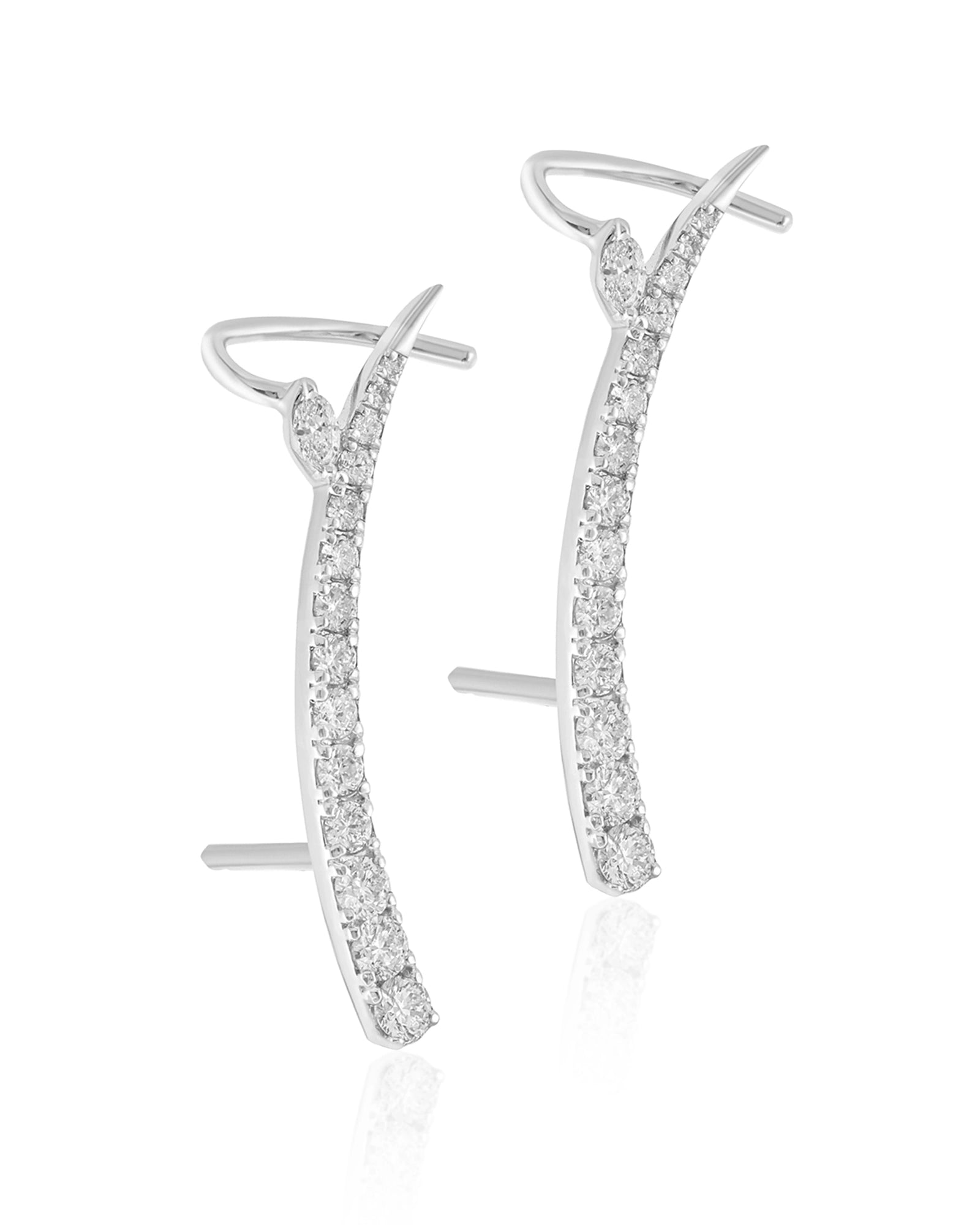 Diamond Strike Earrings | AMARIS JEWELS | Fine Jewelry 