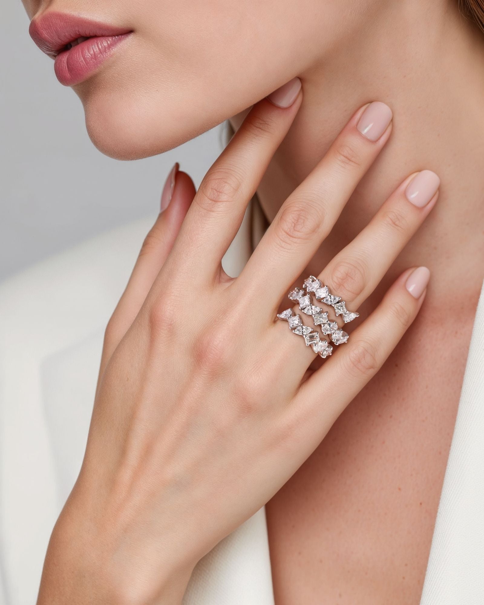 Diamond Swirl Ring | AMARIS JEWELS | Fine Jewelry 