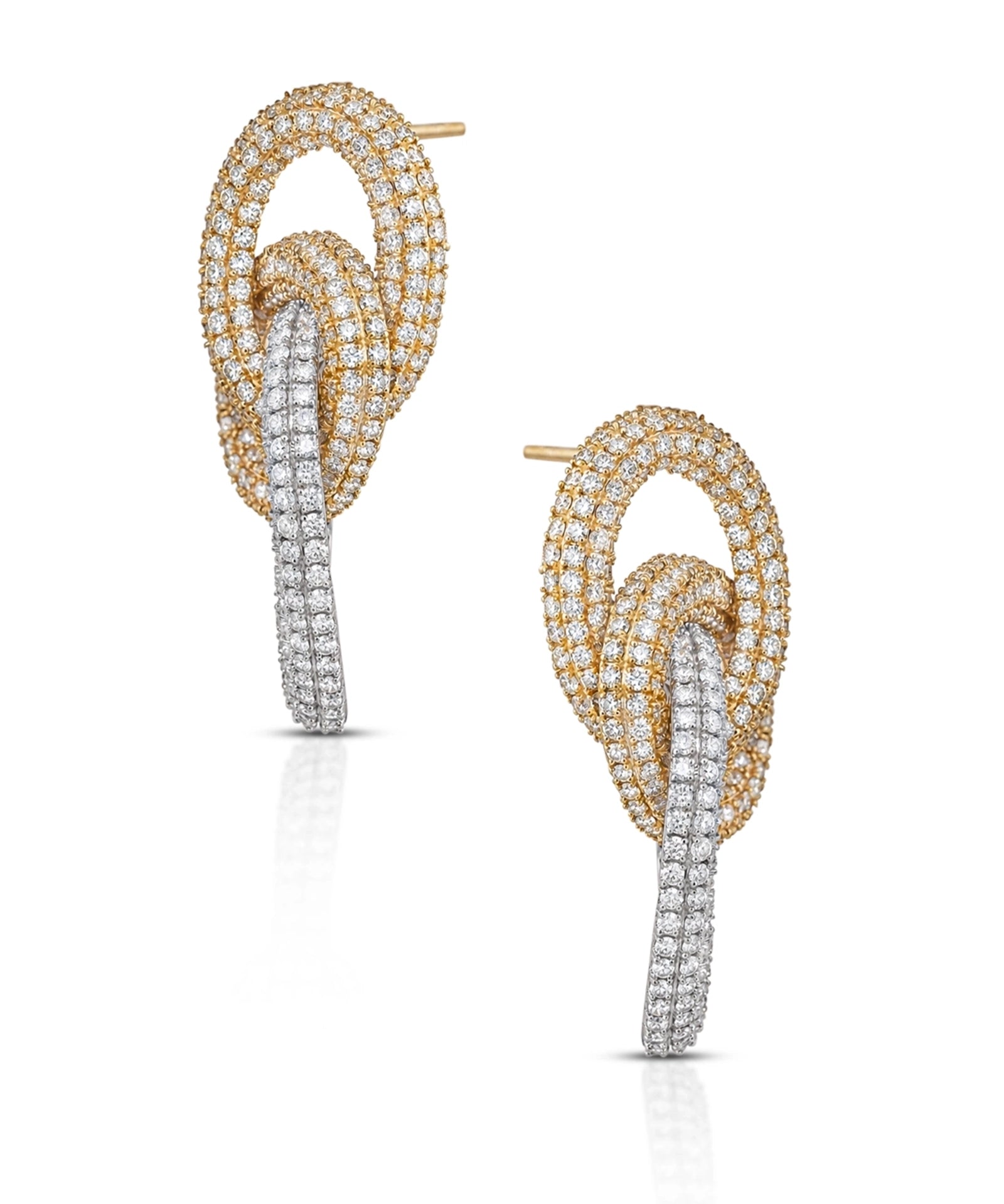 Diamond Tangle Earrings | AMARIS JEWELS | Fine Jewelry