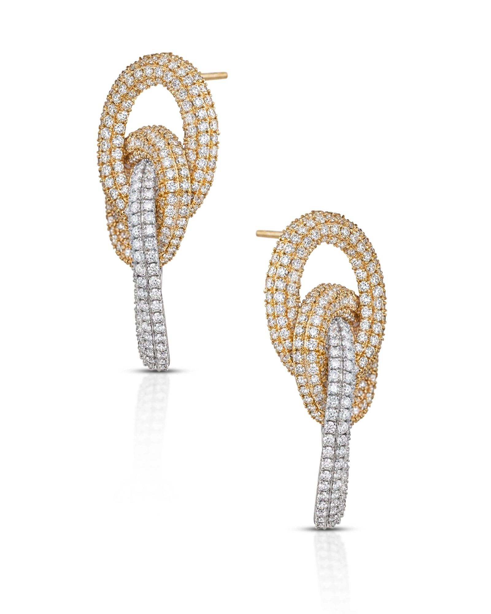 Diamond Tangle Earrings | AMARIS JEWELS | Fine Jewelry