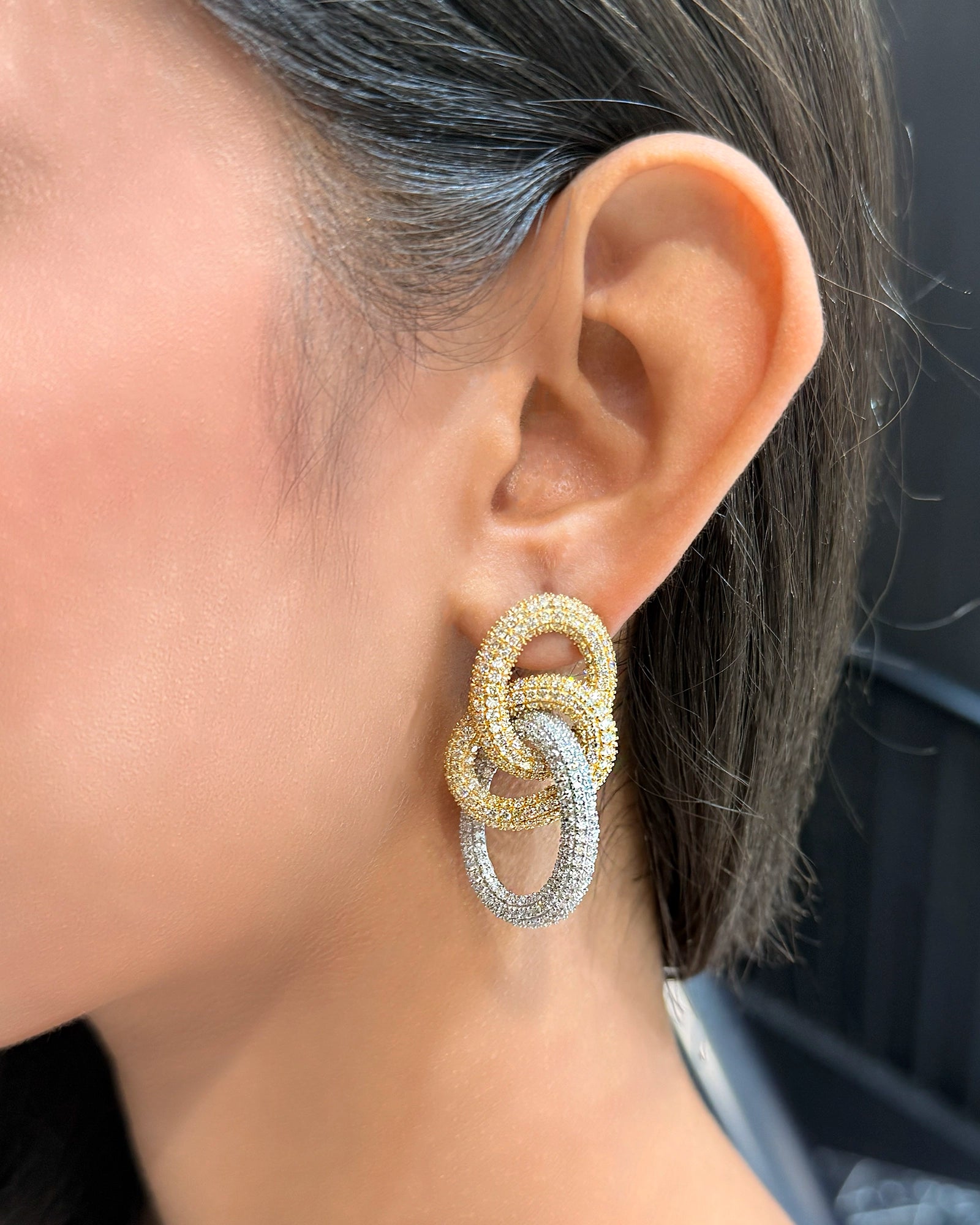 Diamond Tangle Earrings | AMARIS JEWELS | Fine Jewelry