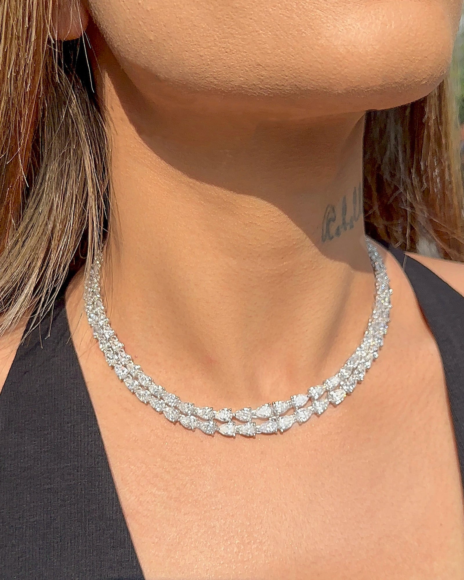 Diamond Times Two Necklace | AMARIS JEWELS | Fine Jewelry 