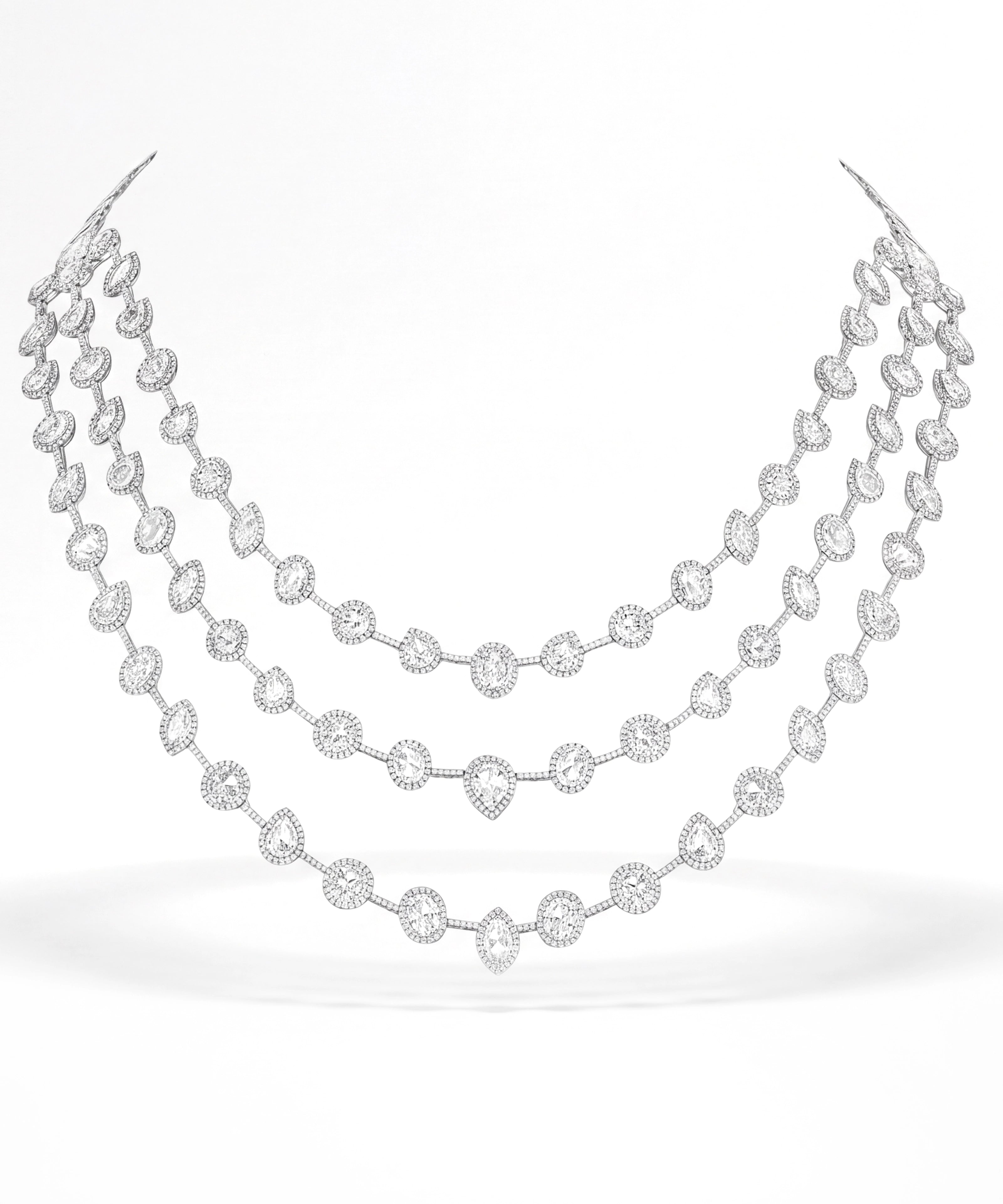 Diamond Trio Necklace | AMARIS JEWELS | Fine Jewelry