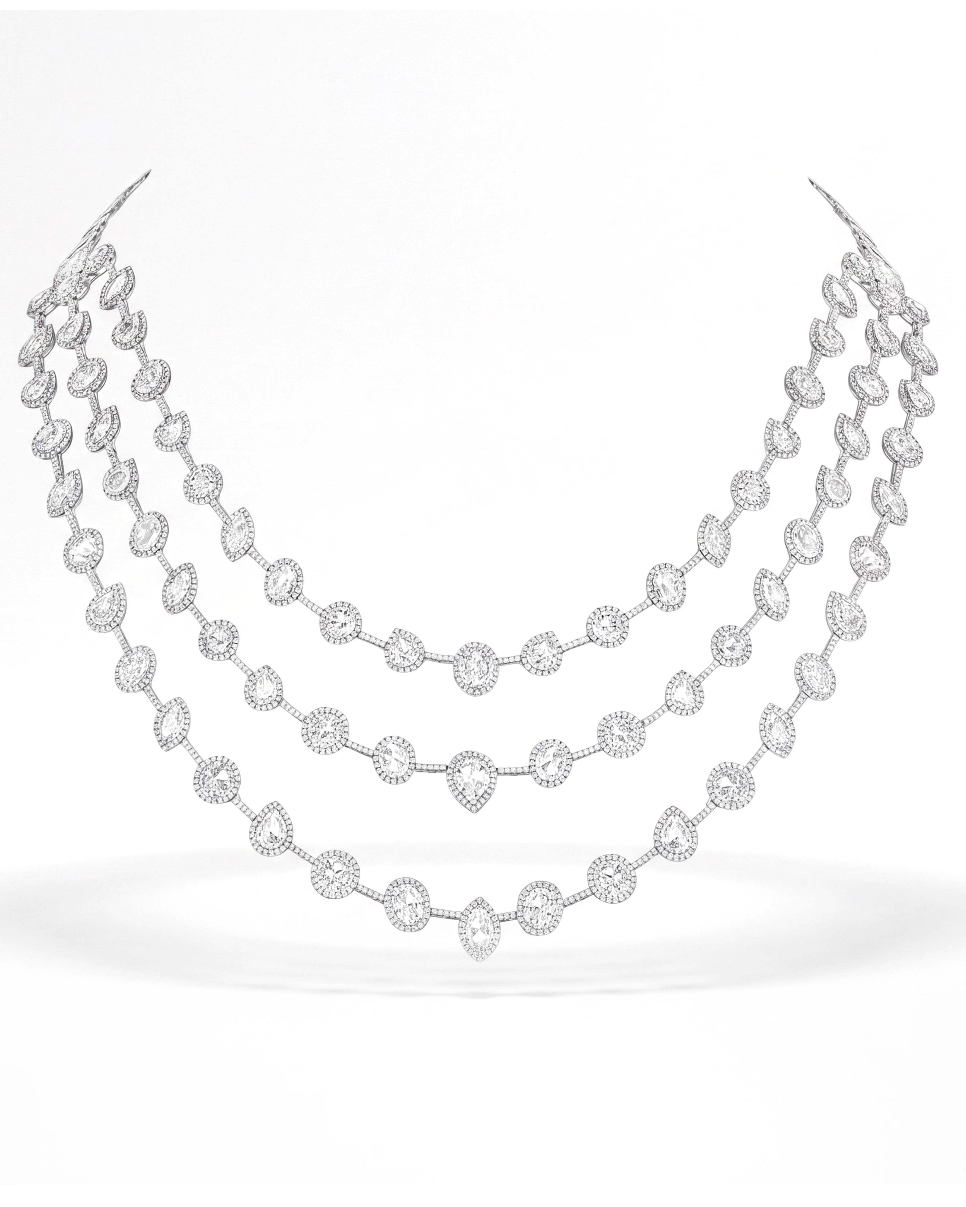 Diamond Trio Necklace | AMARIS JEWELS | Fine Jewelry