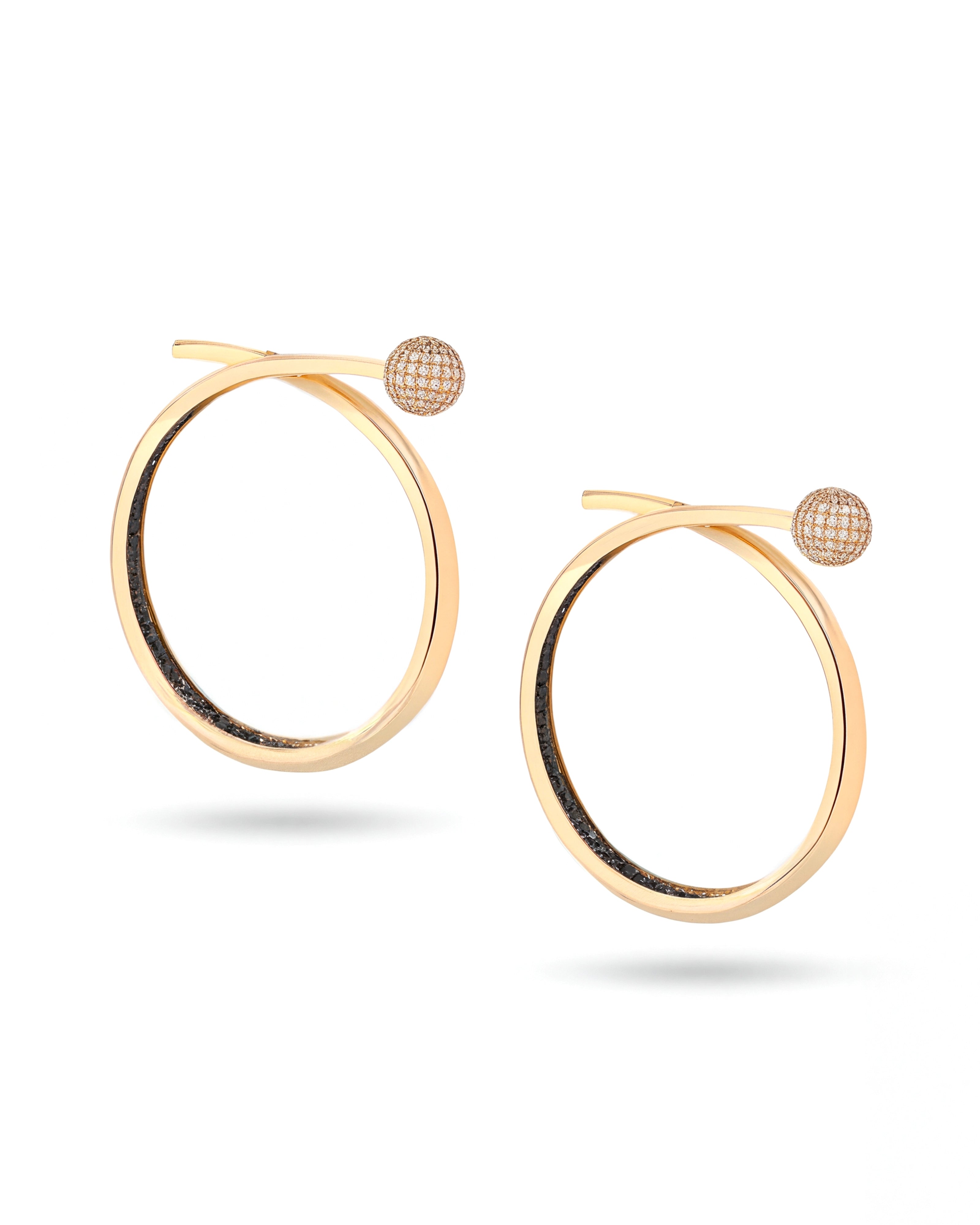 Disco Ball Hoops | AMARIS JEWELS | Fine Jewelry