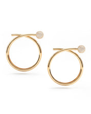 Disco Ball Hoops | AMARIS JEWELS | Fine Jewelry