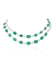 Double Dose Emerald Necklace | AMARIS JEWELS | Fine Jewelry 