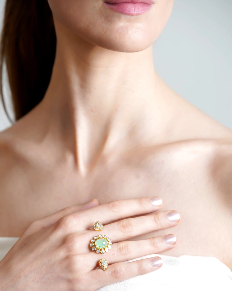 Double The Fun Ring (Emerald) | AMARIS JEWELS | Fine Jewelry