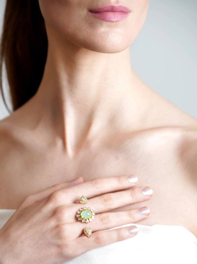 Double The Fun Ring (Emerald) | AMARIS JEWELS | Fine Jewelry 