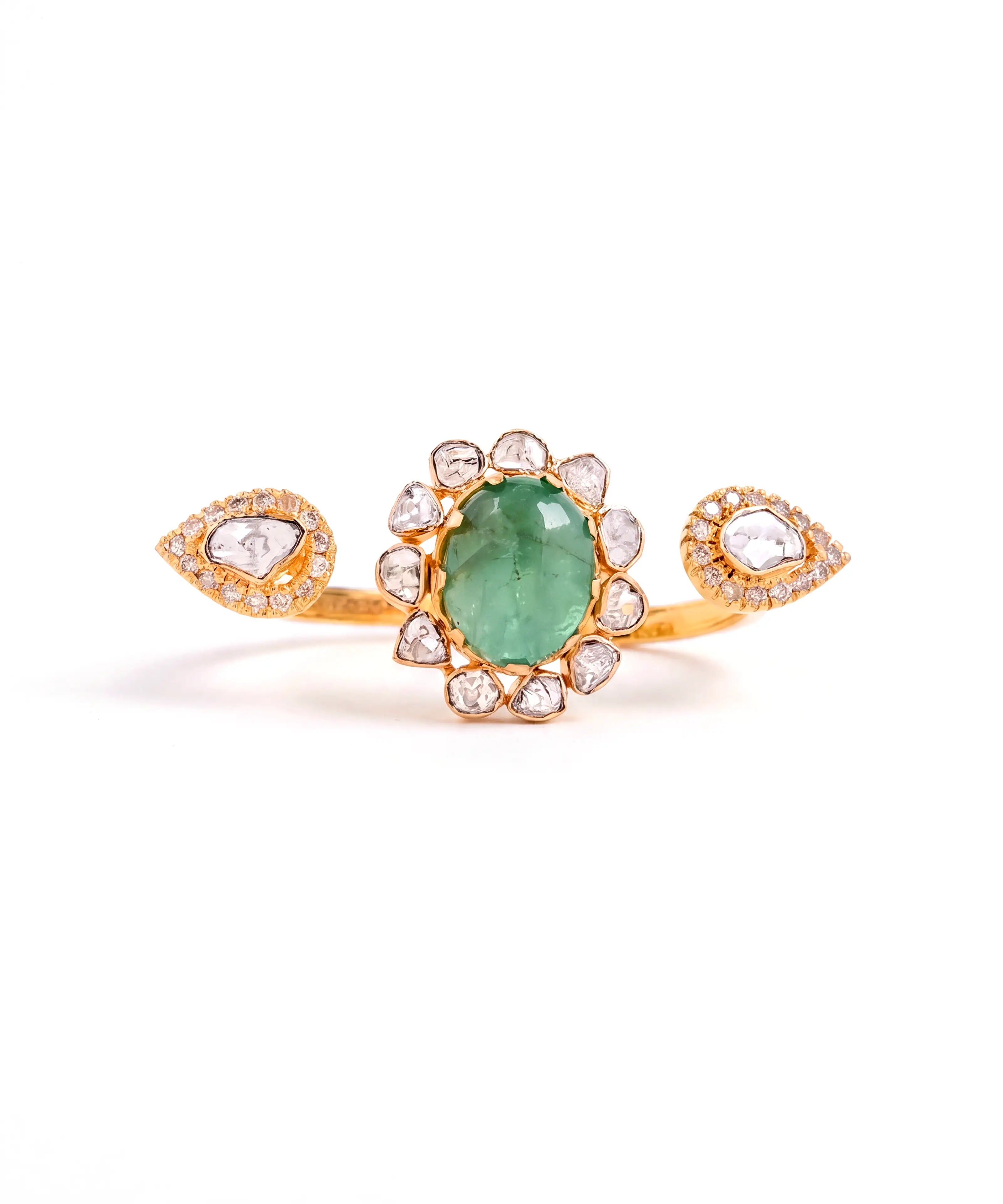 Double The Fun Ring (Emerald) | AMARIS JEWELS | Fine Jewelry
