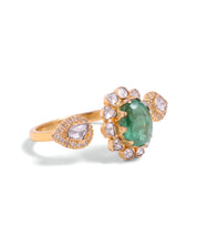 Double The Fun Ring (Emerald) | AMARIS JEWELS | Fine Jewelry