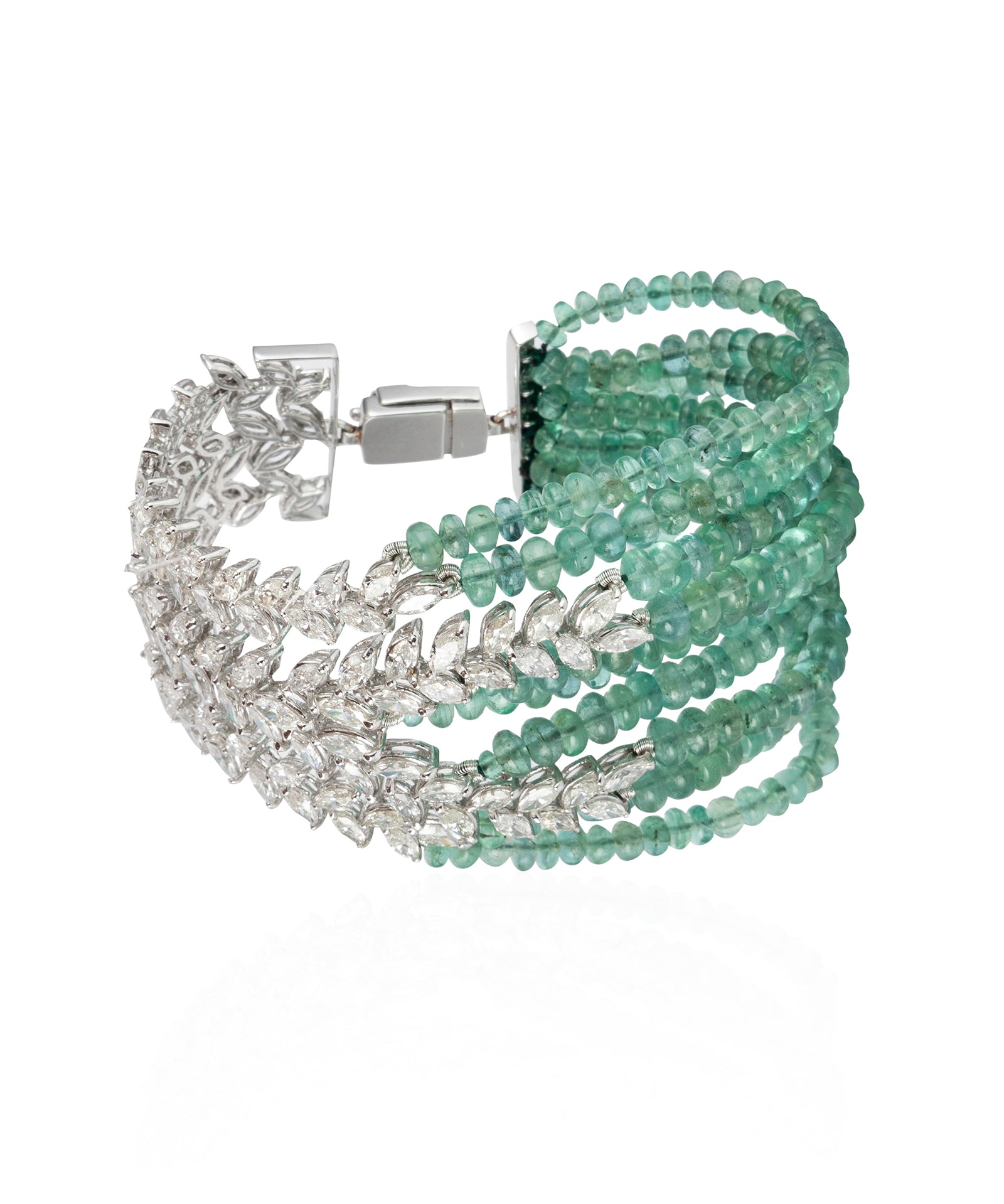 Double the Fun Emerald Bracelet | AMARIS JEWELS | Fine Jewelry 