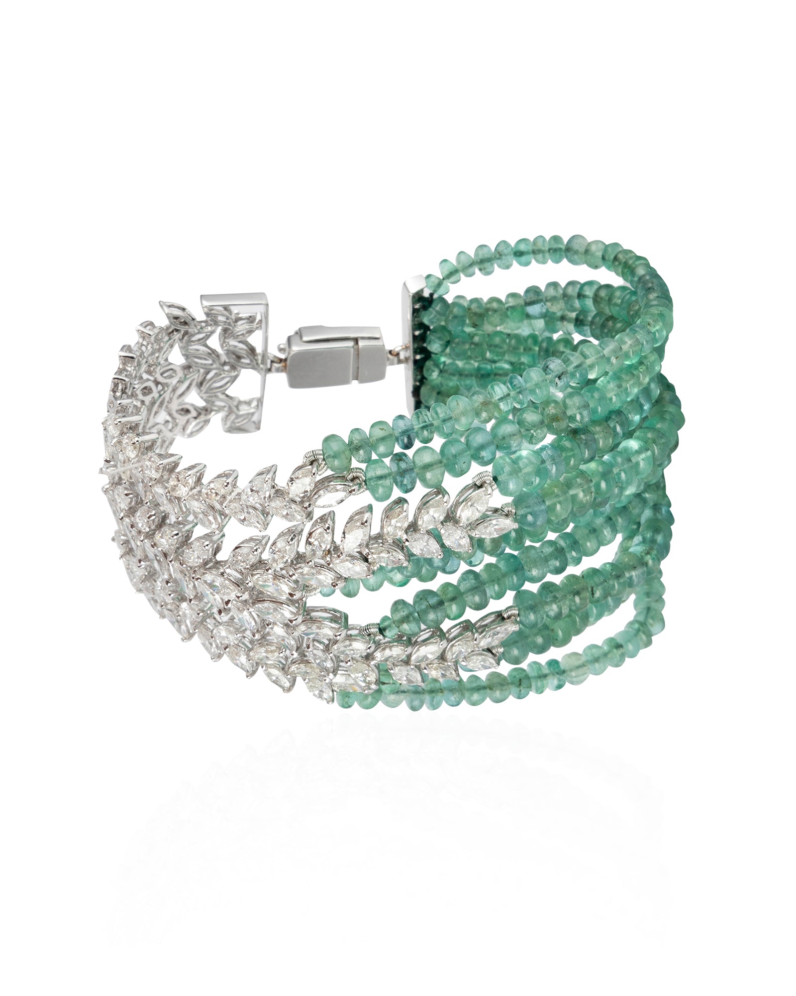 Double the Fun Emerald Bracelet | AMARIS JEWELS | Fine Jewelry 