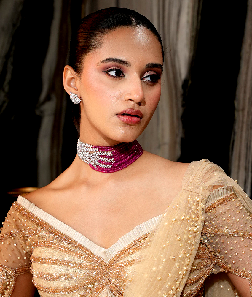 Double the fun choker (Ruby) | AMARIS JEWELS | Fine Jewelry 