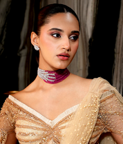 Double the fun choker (Ruby) | AMARIS JEWELS | Fine Jewelry 