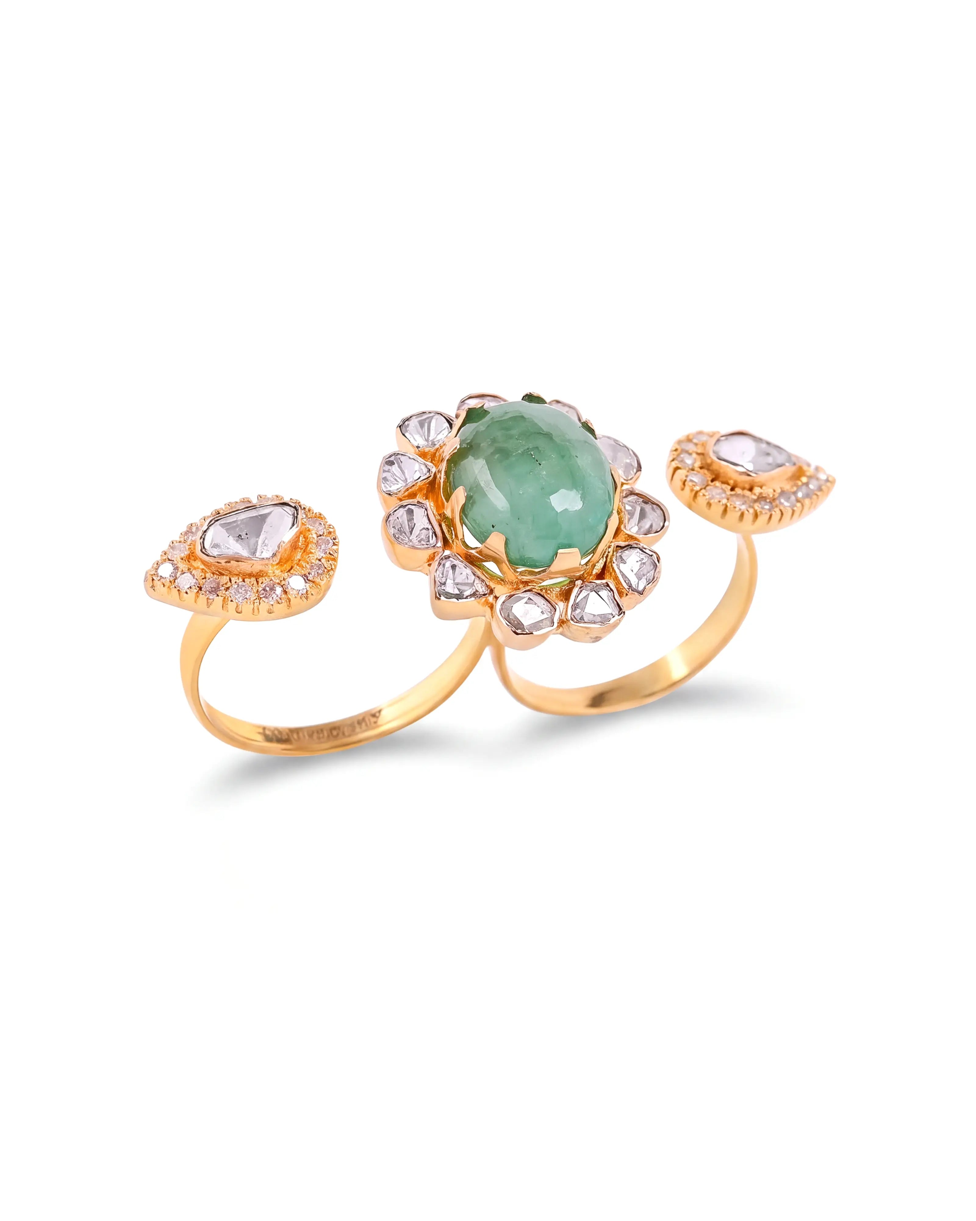 Double The Fun Ring (Emerald)
