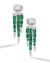 Drop Code Emerald Earrings | AMARIS JEWELS | Fine Jewelry