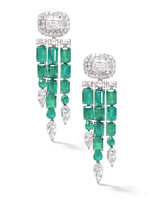 Drop Code Emerald Earrings | AMARIS JEWELS | Fine Jewelry