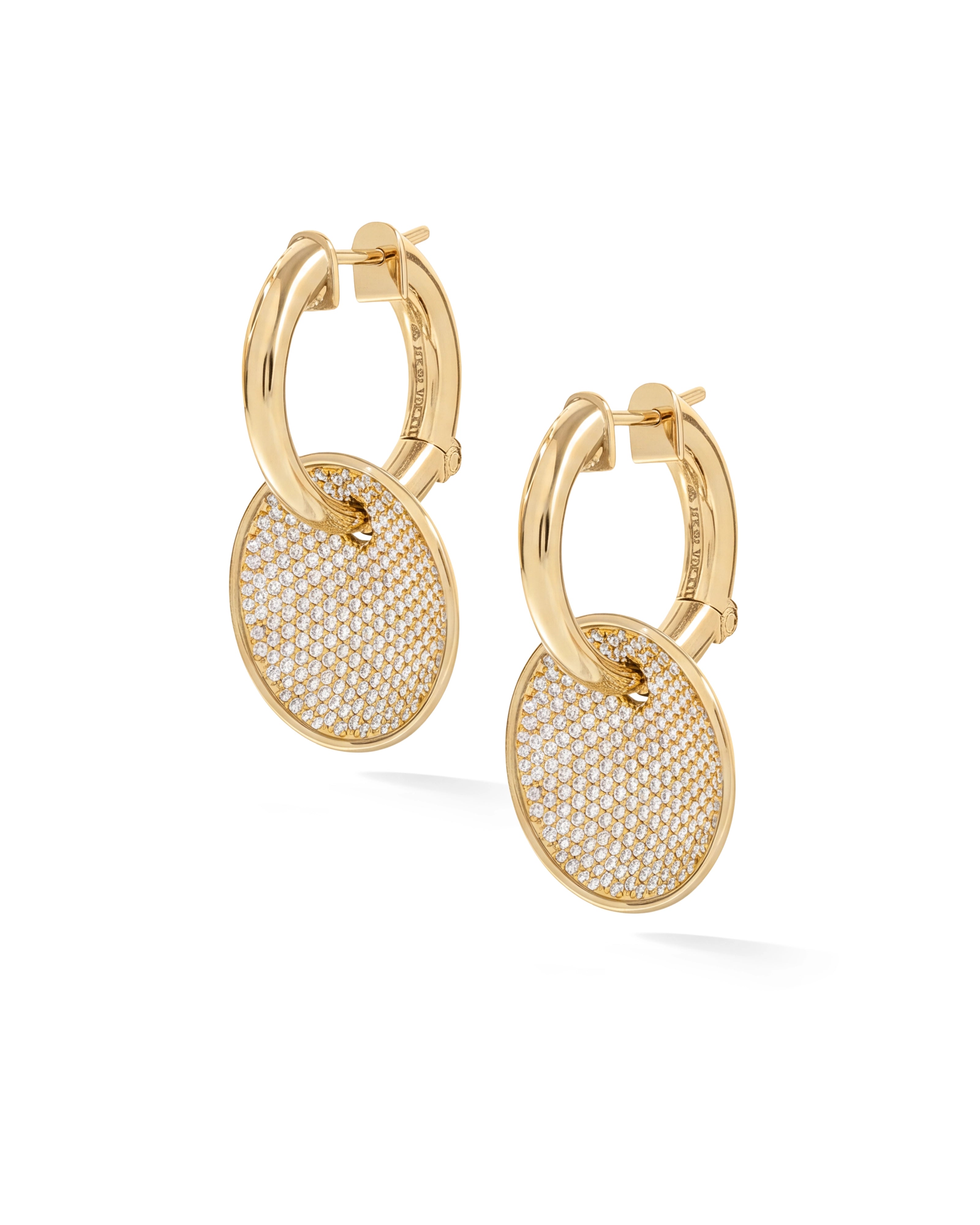 Drop Disc Earrings | AMARIS JEWELS | Fine Jewelry