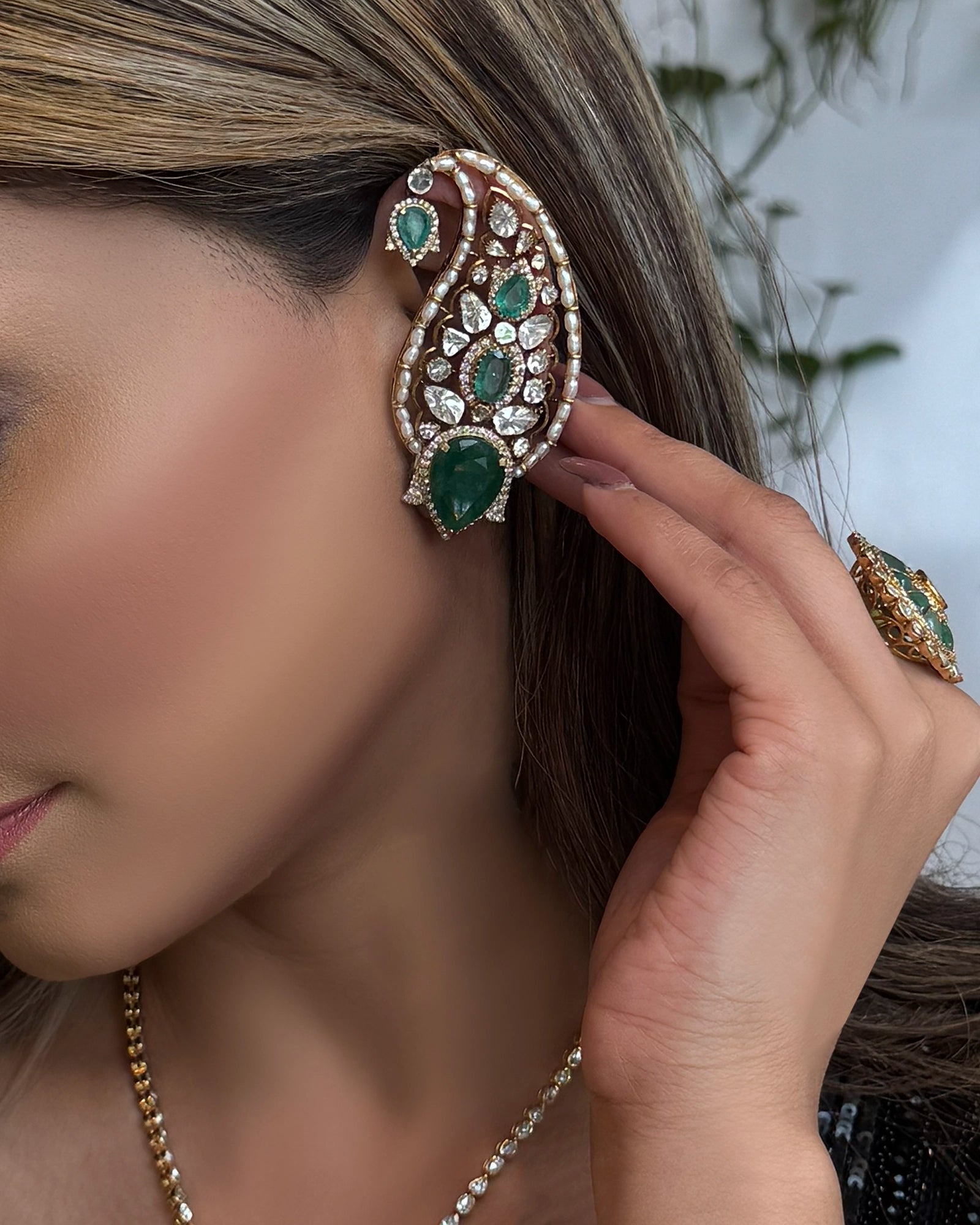 Paisley Pop Ear cuff