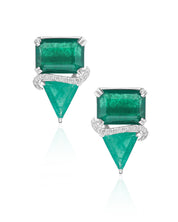 Emerald Arc Earrings | AMARIS JEWELS | Fine Jewelry