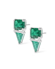 Emerald Arc Earrings | AMARIS JEWELS | Fine Jewelry