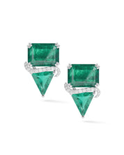 Emerald Arc Earrings | AMARIS JEWELS | Fine Jewelry