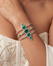 Emerald Axis Bracelet | AMARIS JEWELS | Fine Jewelry