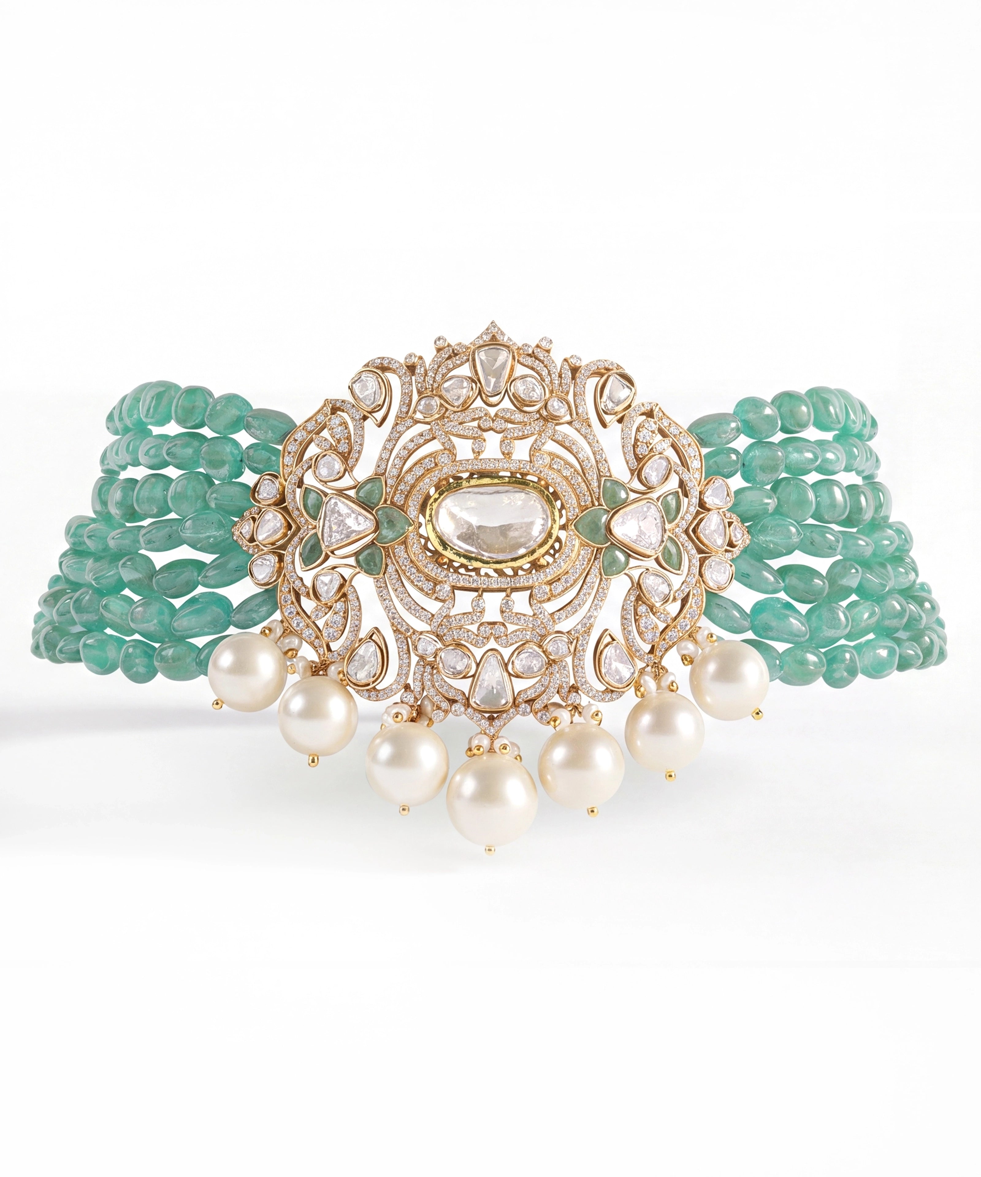 Emerald Baag Necklace | AMARIS JEWELS | Fine Jewelry