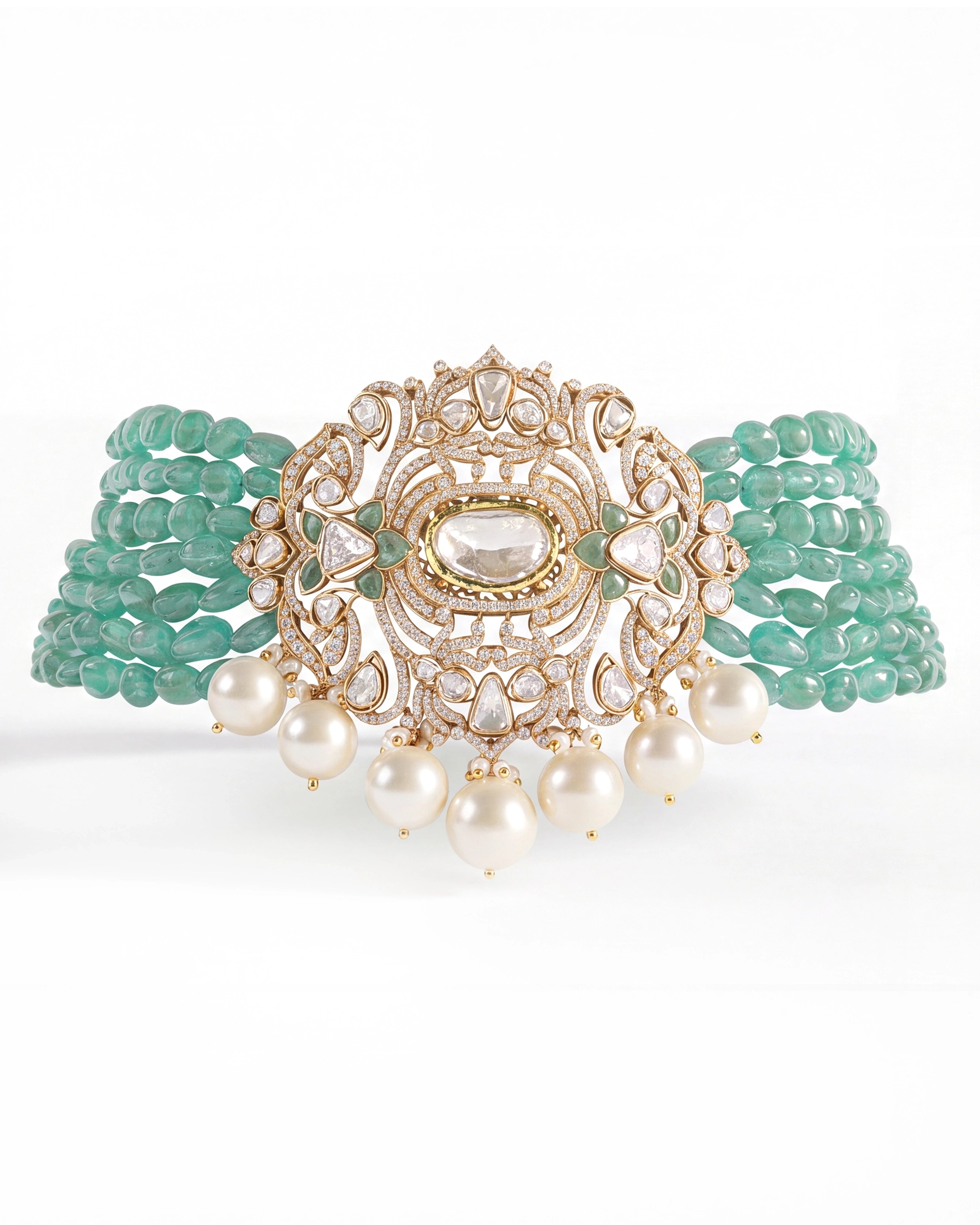Emerald Baag Necklace | AMARIS JEWELS | Fine Jewelry