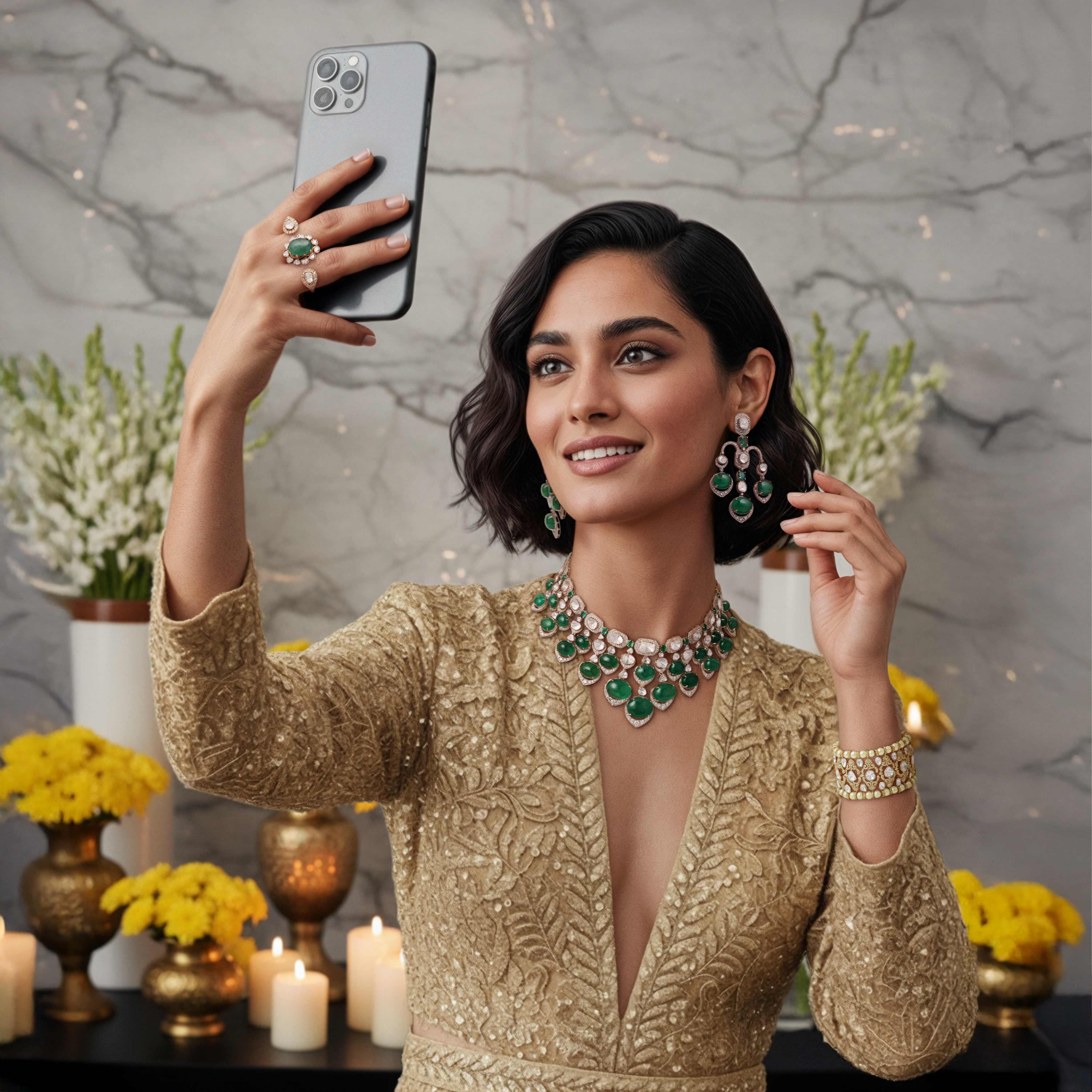 Emerald Bagh Choker | AMARIS JEWELS | Fine Jewelry
