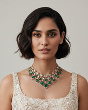 Emerald Bagh Choker | AMARIS JEWELS | Fine Jewelry 