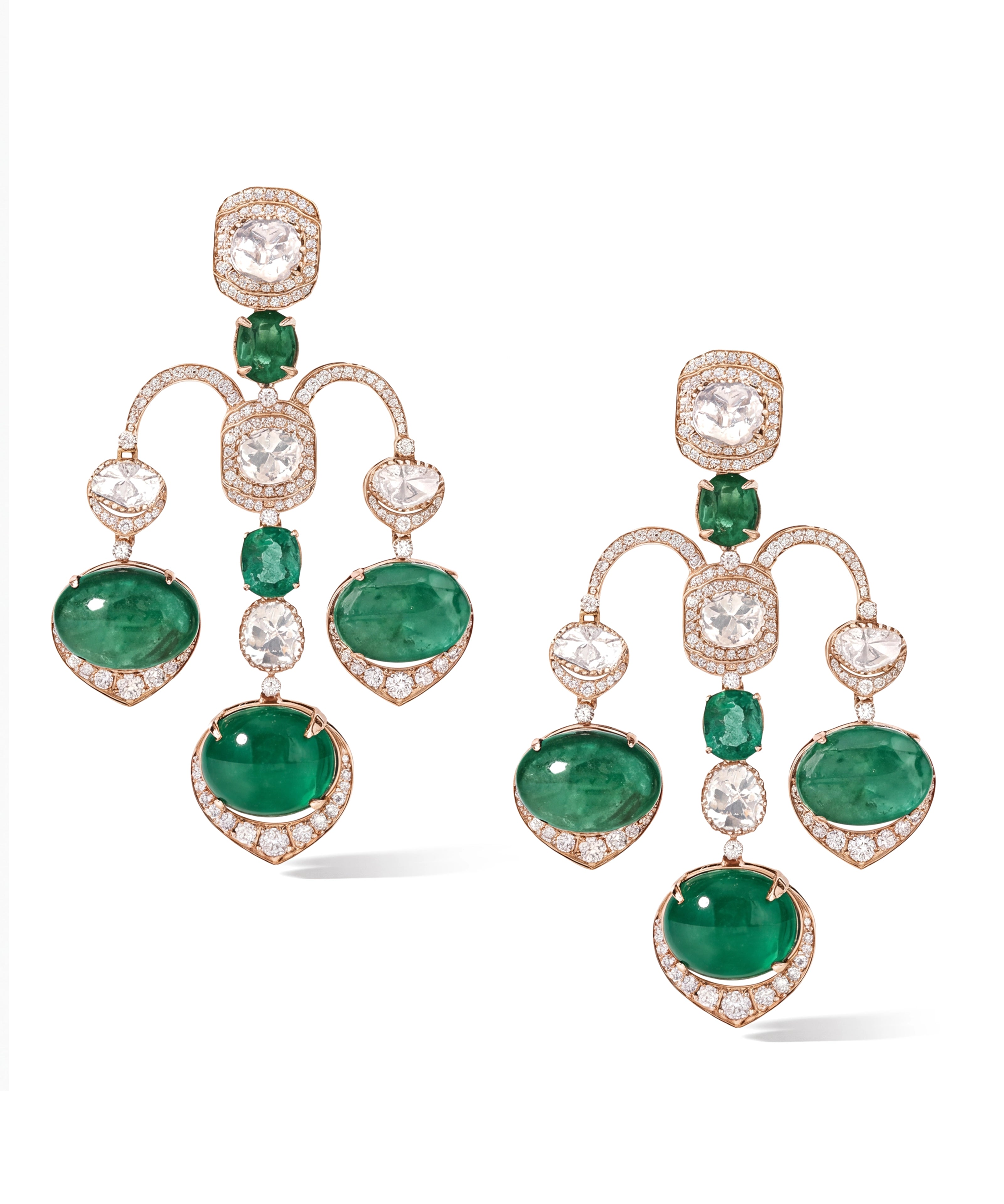 Emerald Bagh Earrings | AMARIS JEWELS | Fine Jewelry