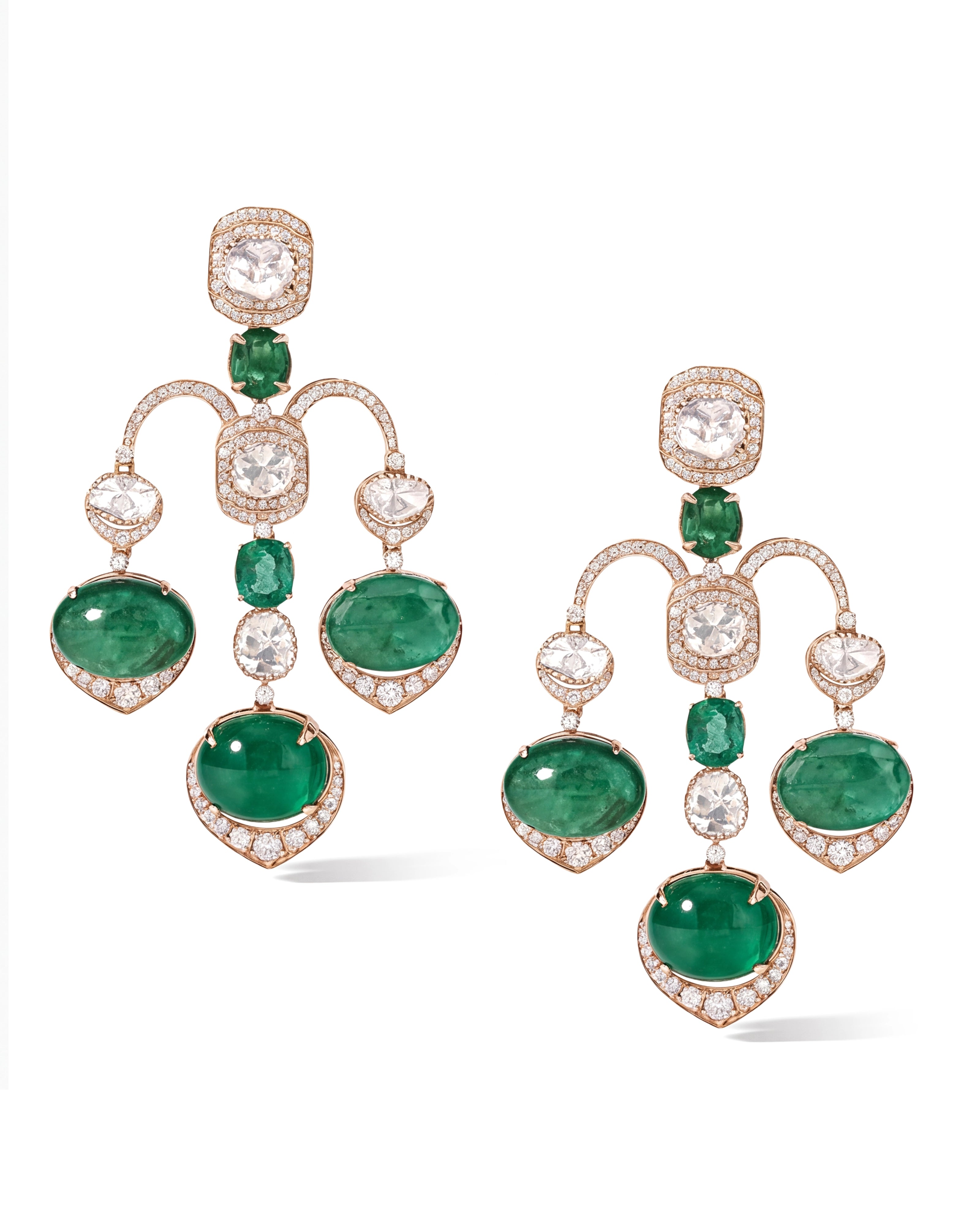 Emerald Bagh Earrings | AMARIS JEWELS | Fine Jewelry
