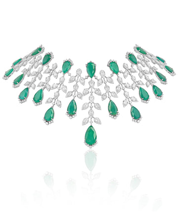 Emerald Bloom Necklace