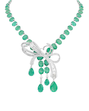 Emerald-Bow-Necklace-AMARIS