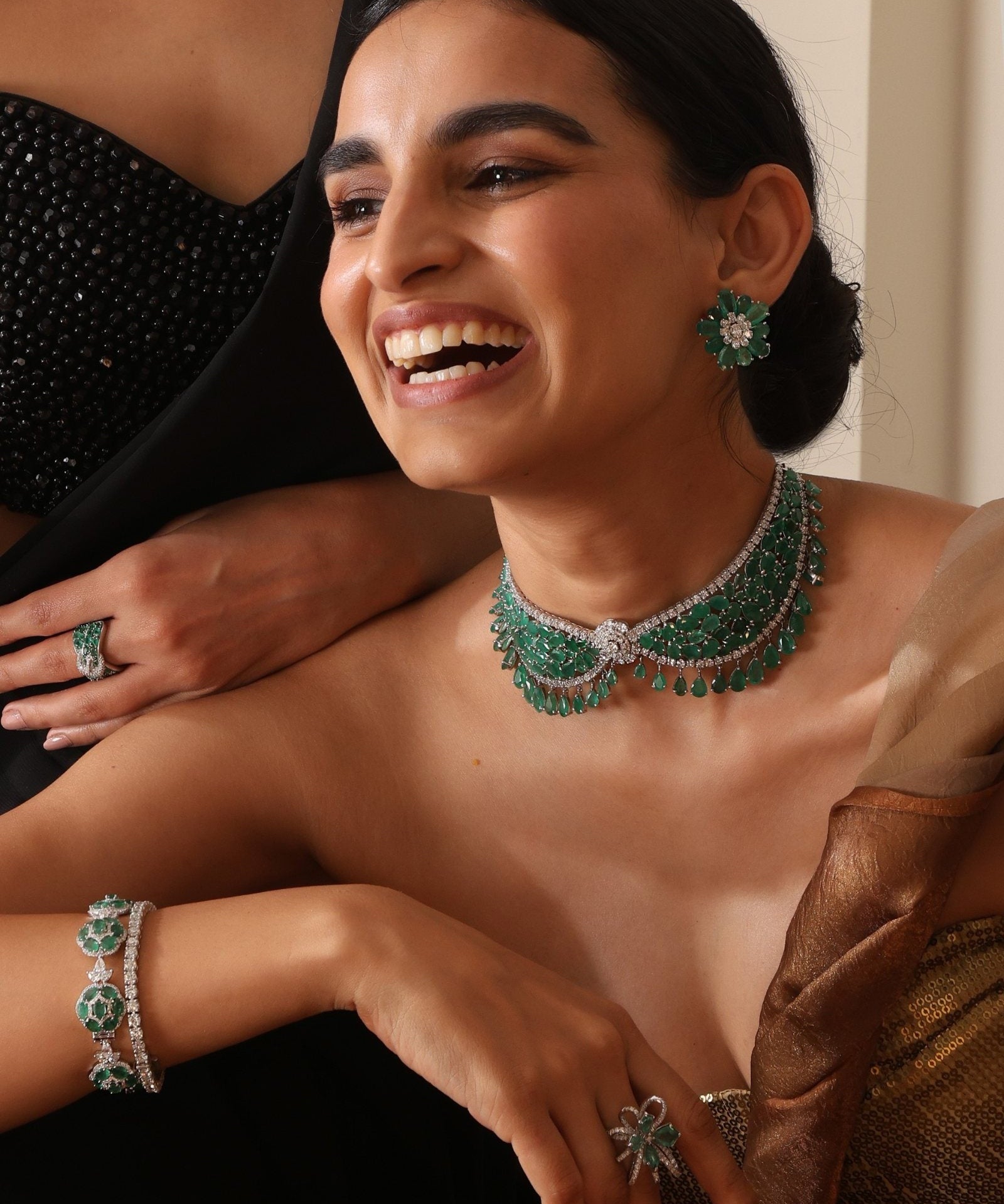 Emerald Bowline Collar | AMARIS JEWELS | Fine Jewelry 