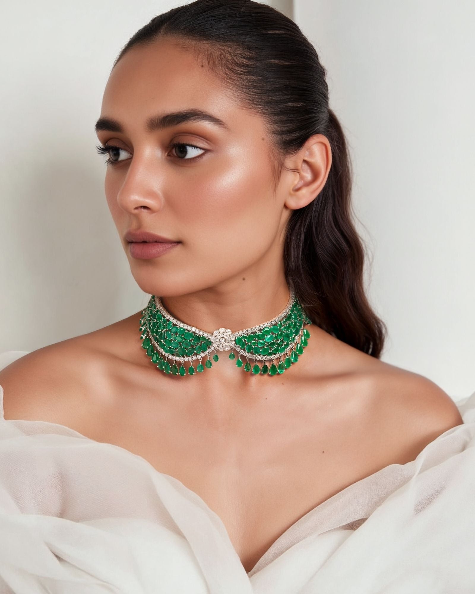 Emerald Bowline Collar | AMARIS JEWELS | Fine Jewelry 