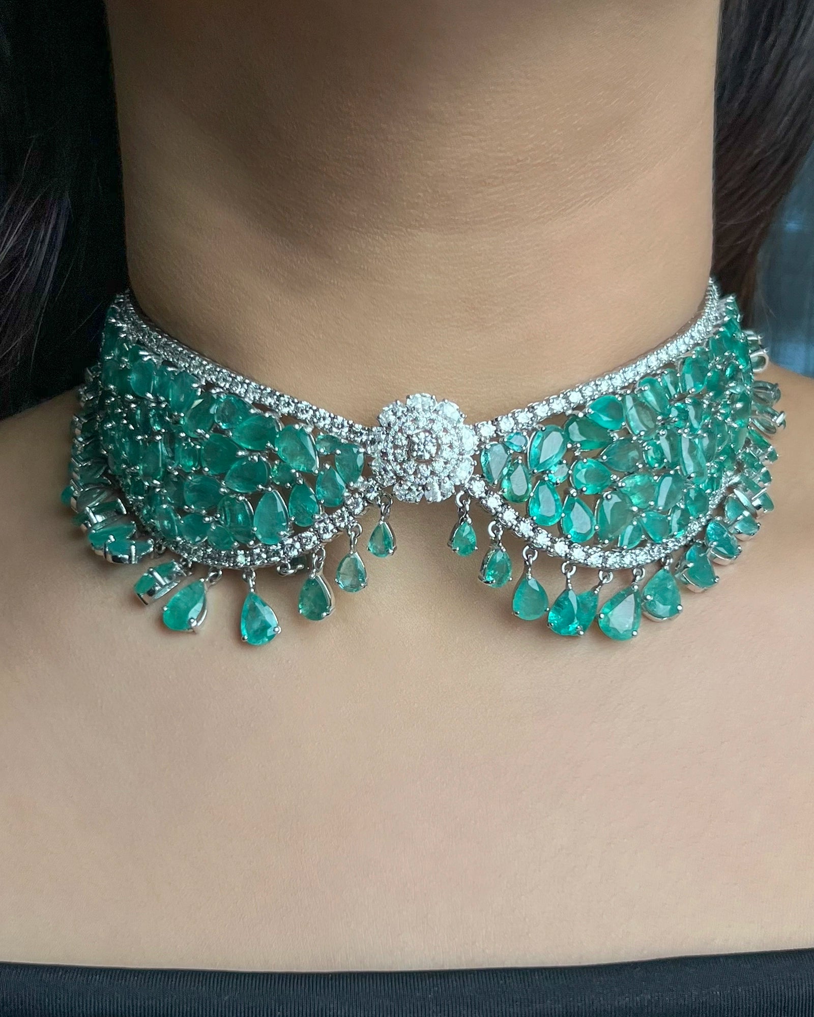 Emerald Bowline Collar | AMARIS JEWELS | Fine Jewelry 