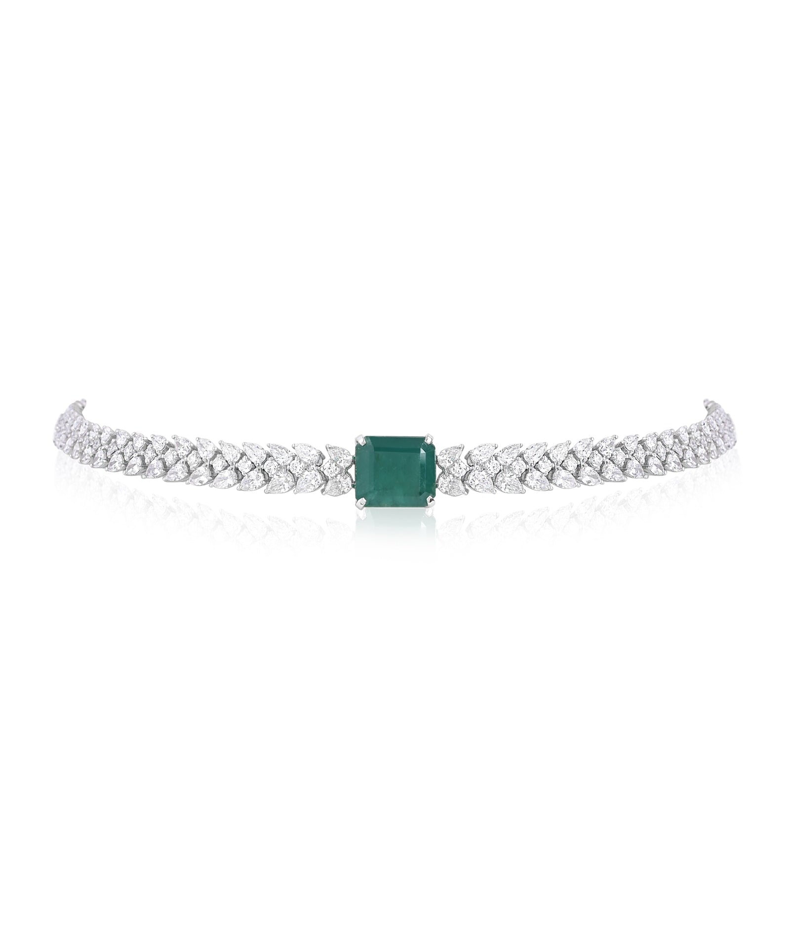 Emerald Chokehold Necklace | AMARIS JEWELS | Fine Jewelry 